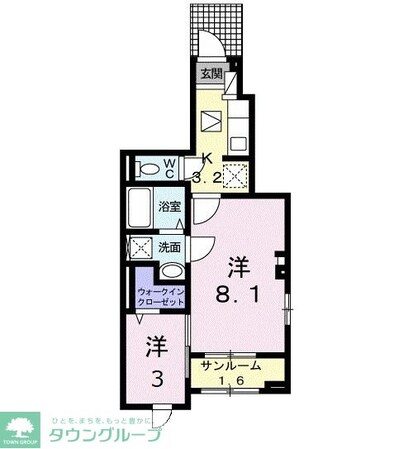 アルエットAの物件間取画像